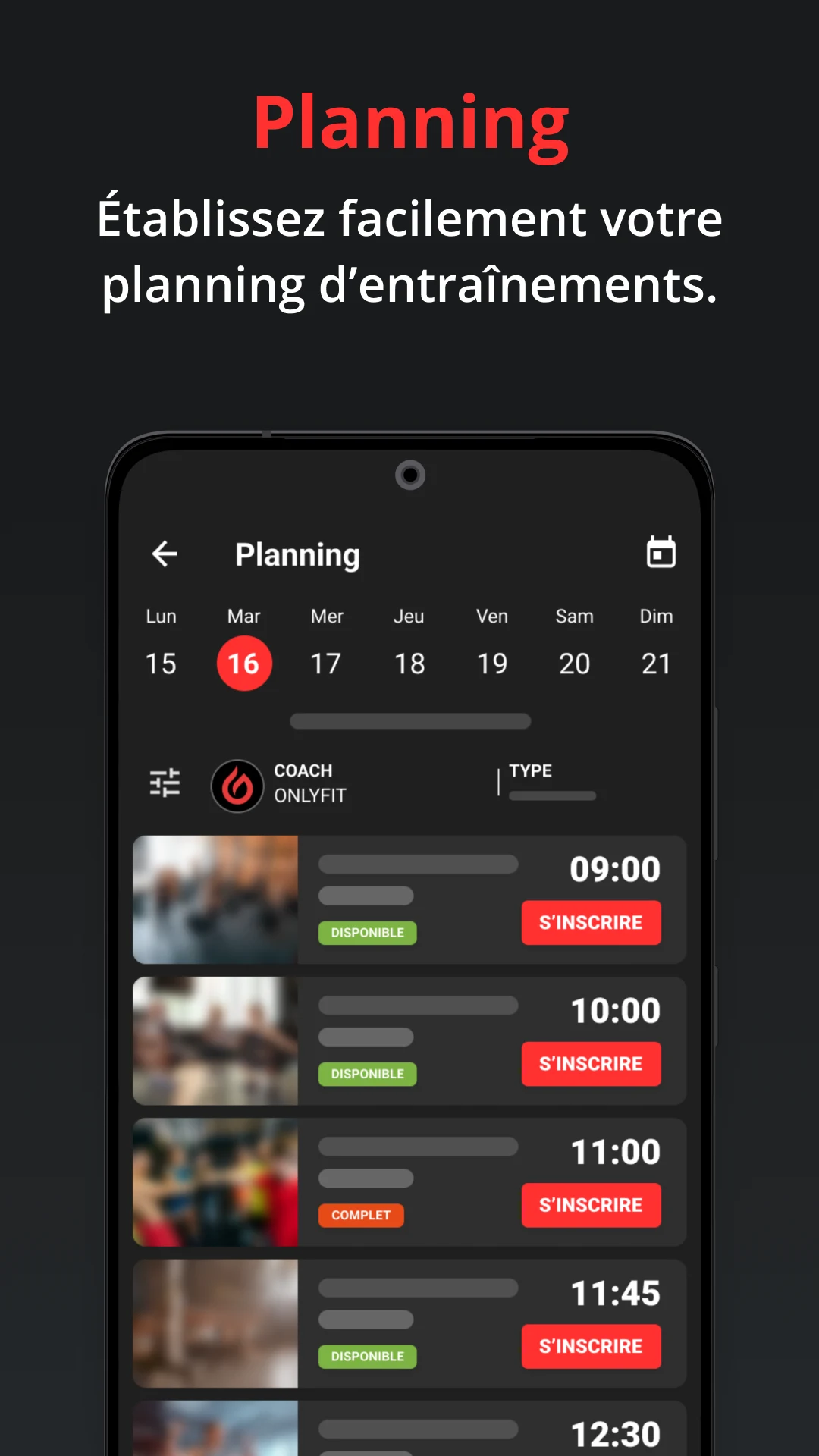 ONLYFIT screenshot